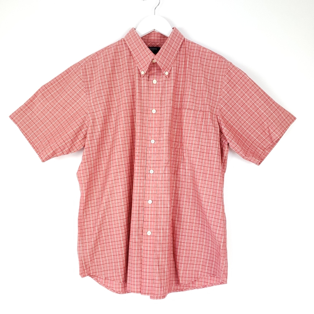 Dockers Button Down Shirt Stain & Wrinkle Defender Size Large